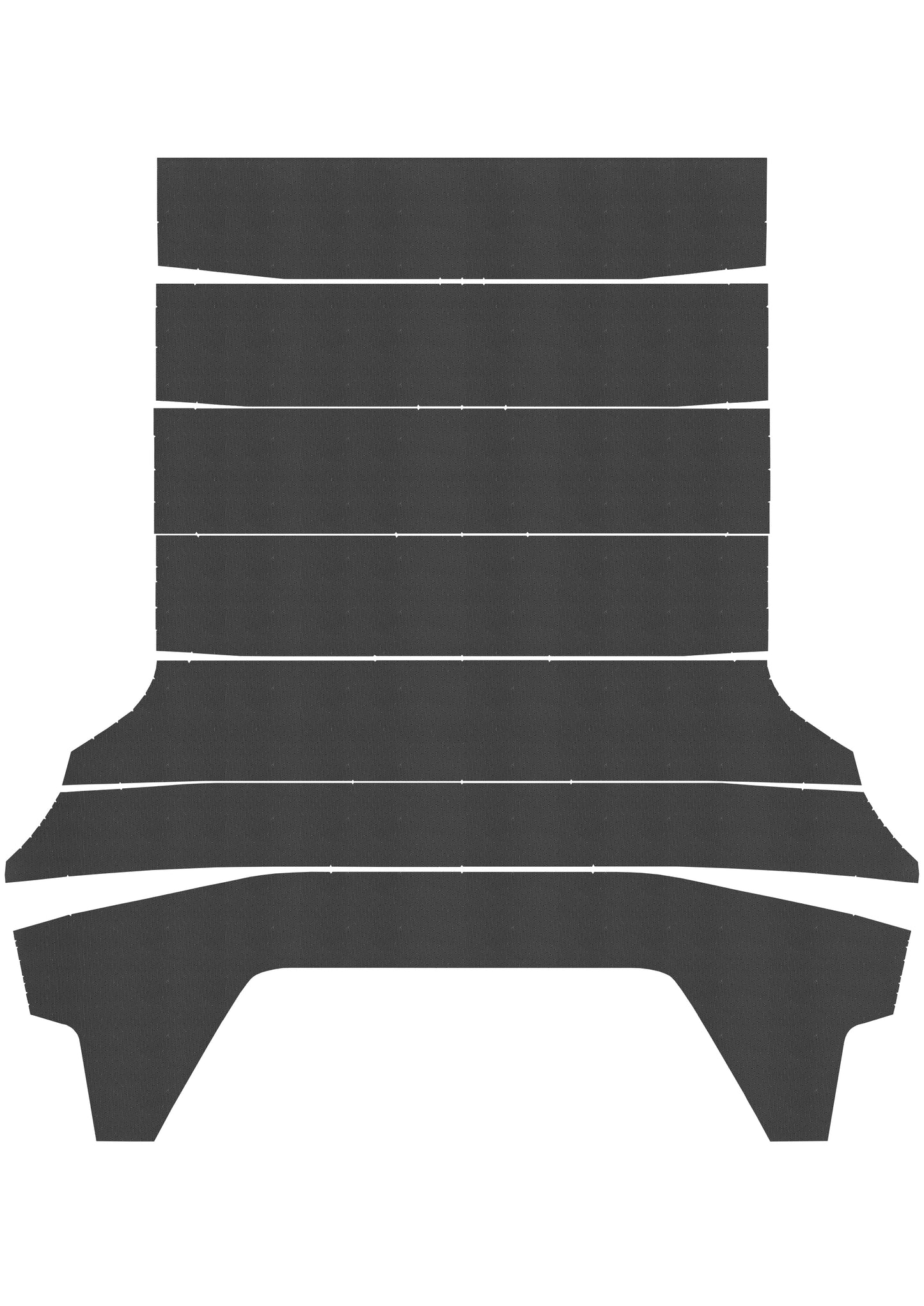 63 DART GT HARDTOP HEADLINER (WEYMOUTH PERFORATED) - BLACK