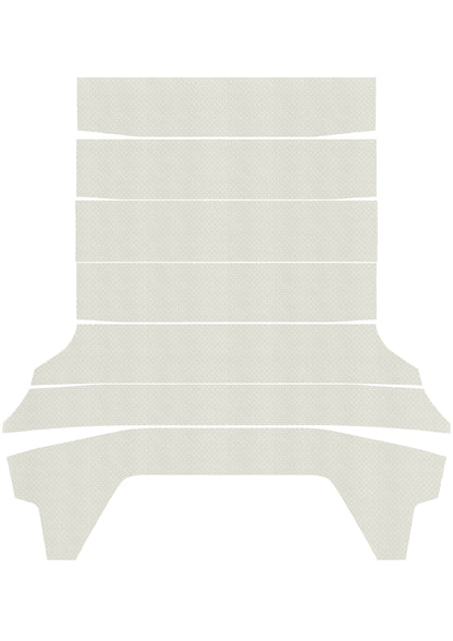 63 DART GT HARDTOP HEADLINER (WEYMOUTH PERFORATED) - WHITE