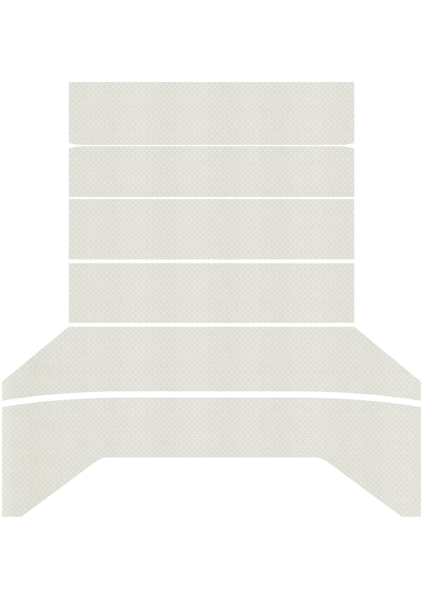63 440/POLARA/POLARA 500 HARDTOP HEADLINER (WEYMOUTH PERFORATED) - WHITE