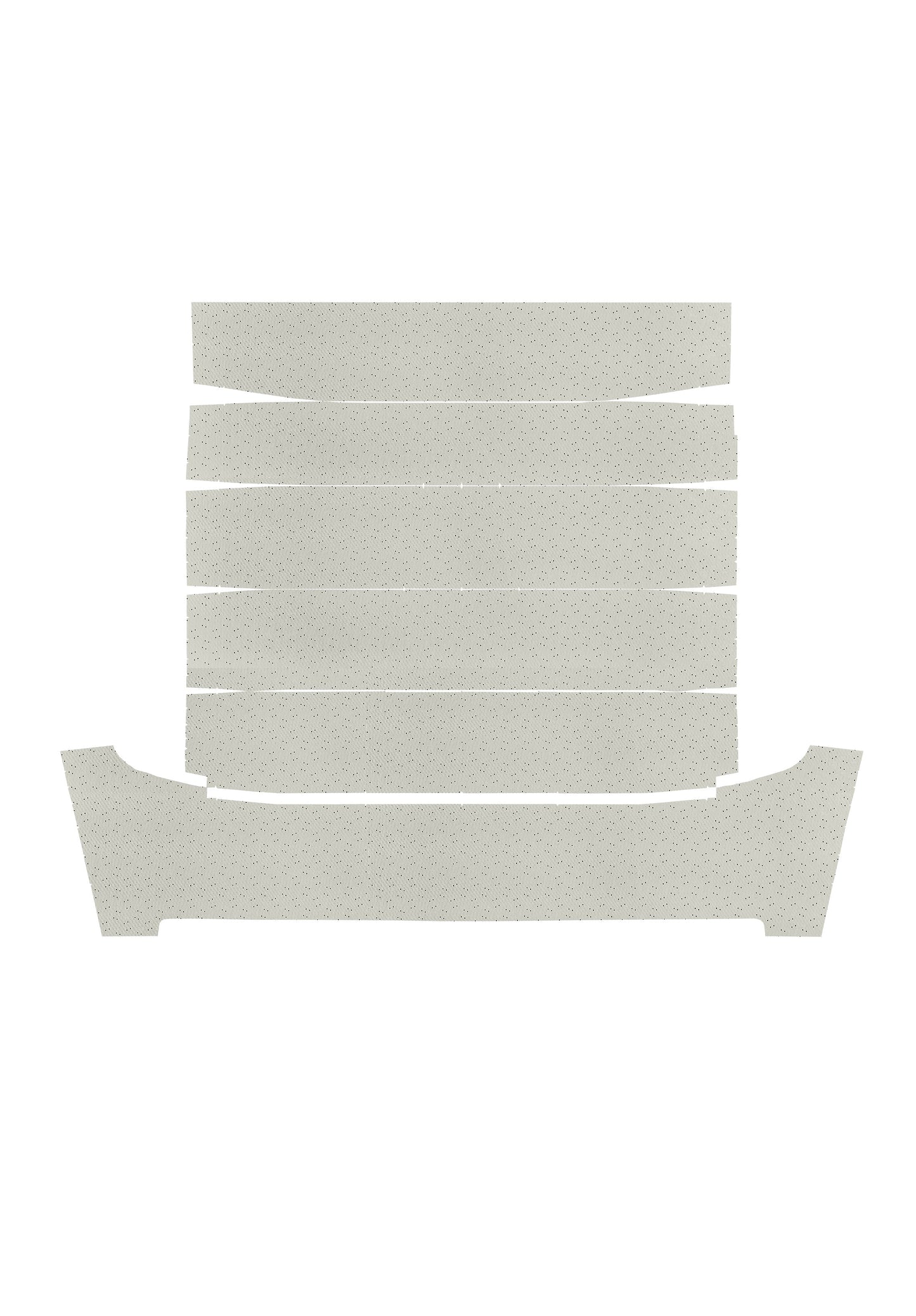 64-66 BARRACUDA HEADLINER (WEYMOUTH PERFORATED) - WHITE