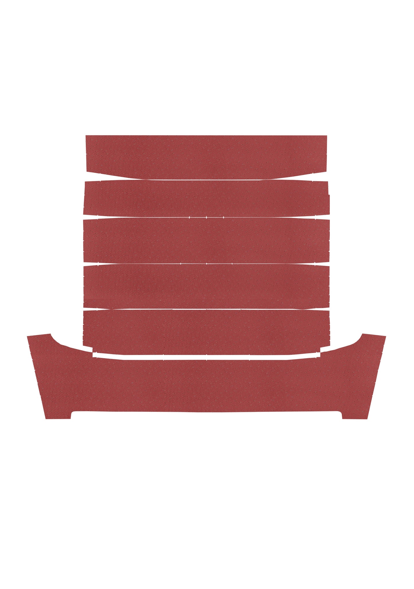 66 BARRACUDA HEADLINER (WEYMOUTH PERFORATED) - RED