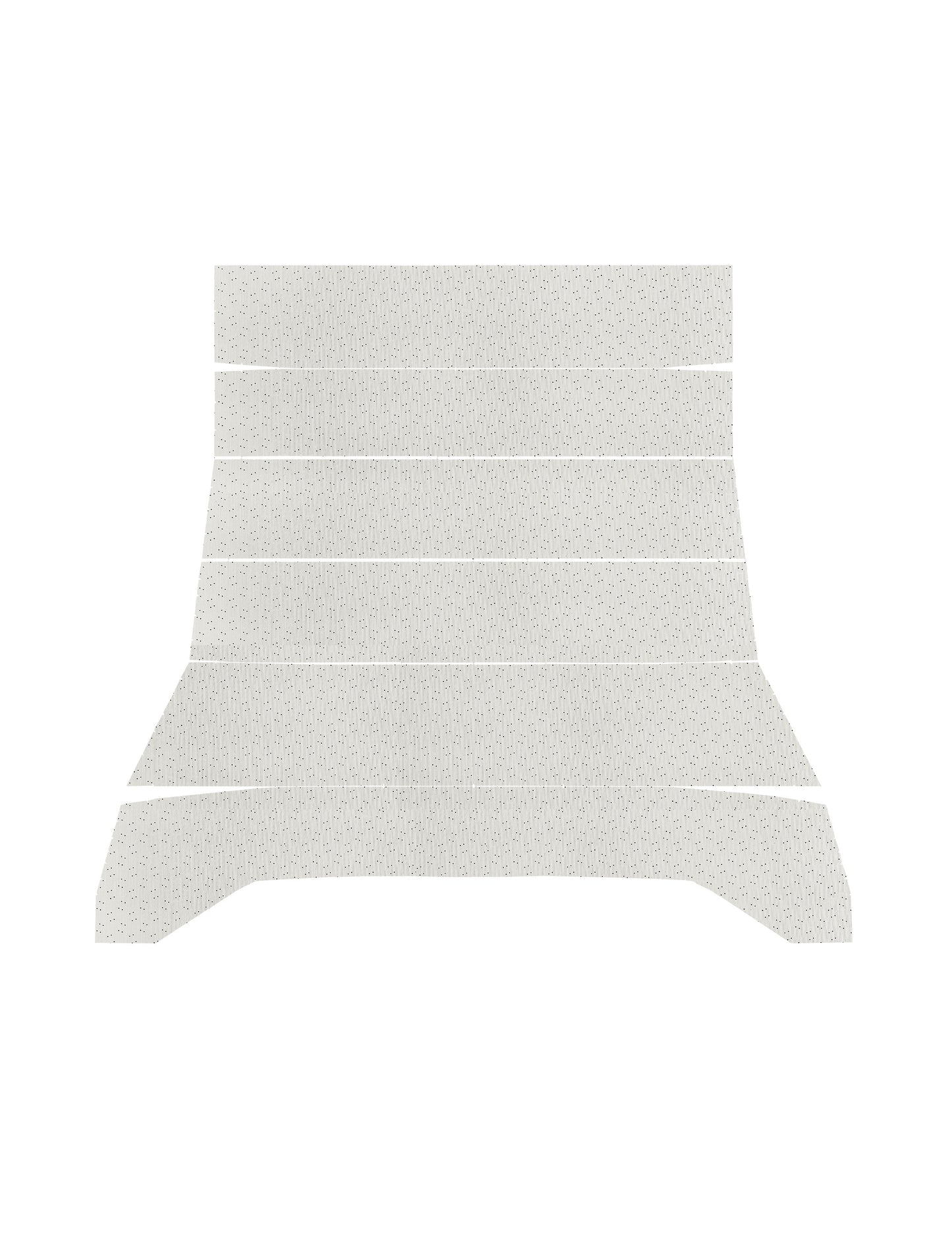 64-65 DODGE/PLYMOUTH B-BODY HARDTOP HEADLINER (WEYMOUTH PERFORATED) - WHITE