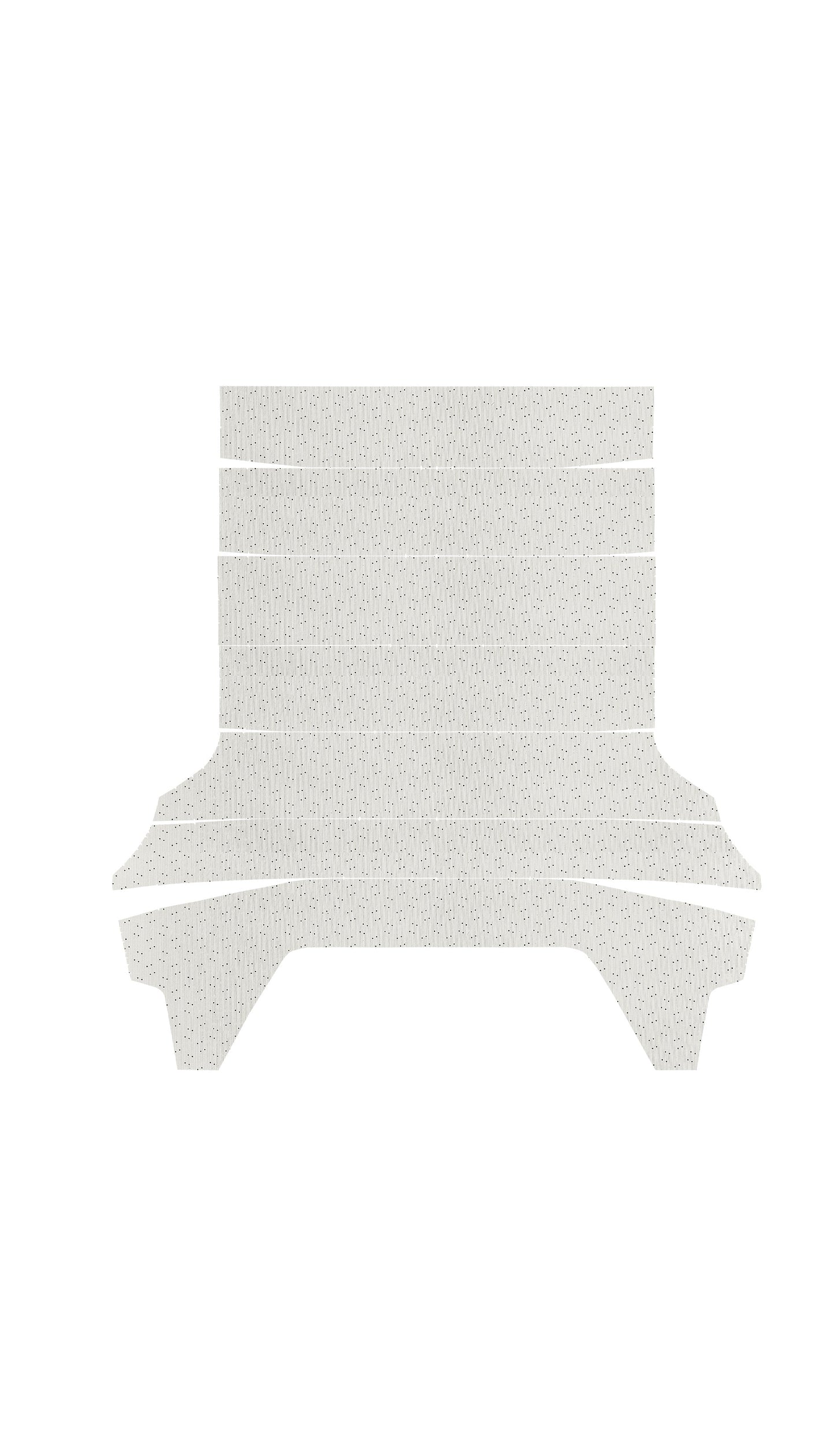 64-66 DART 270/DART GT HARDTOP HEADLINER (WEYMOUTH PERFORATED) - WHITE