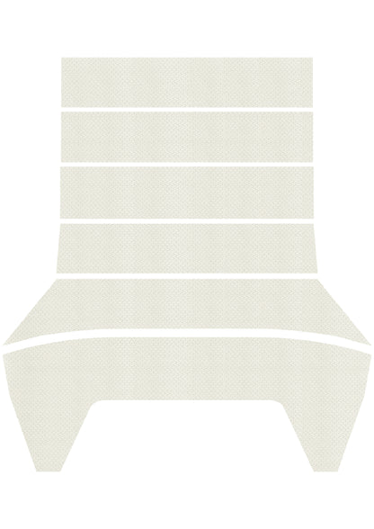 64 VALIANT SIGNET HARDTOP HEADLINER (WEYMOUTH PERFORATED) - WHITE