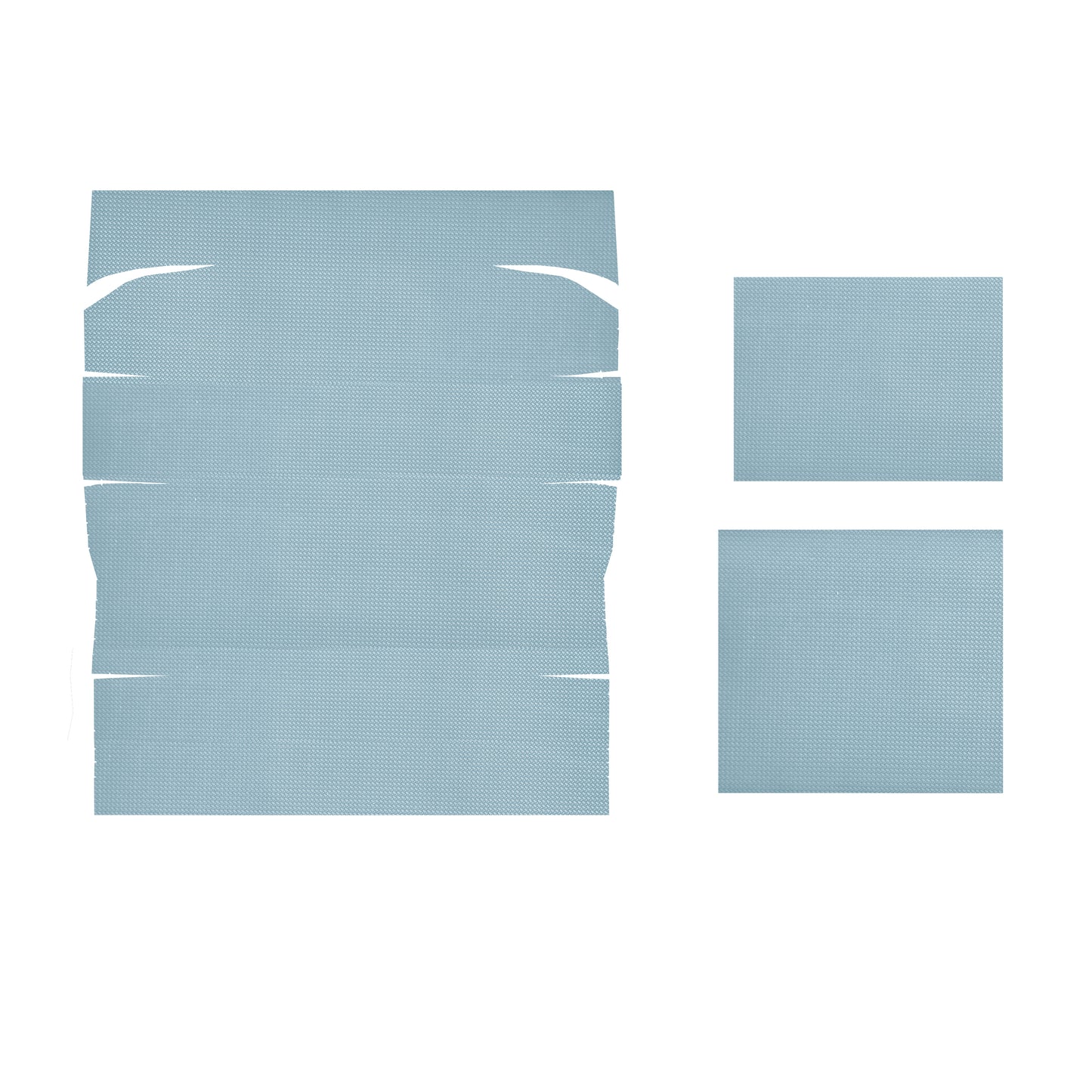 64 F-85/CUTLASS/442 SPORTS COUPE HEADLINER (BASKETWEAVE) - POWDER BLUE