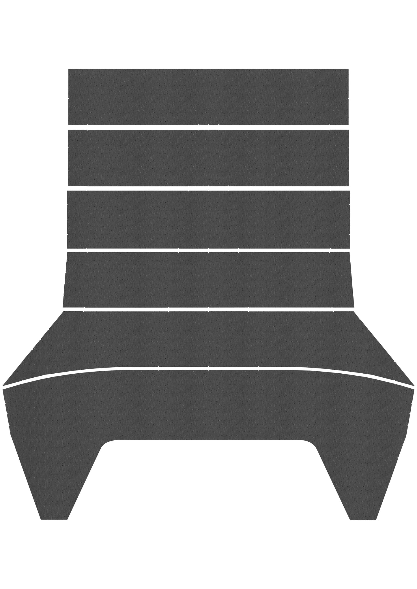 65 VALIANT SIGNET HARDTOP HEADLINER (WEYMOUTH PERFORATED) - BLACK