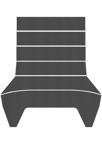 65 VALIANT SIGNET HARDTOP HEADLINER (WEYMOUTH PERFORATED) - BLACK