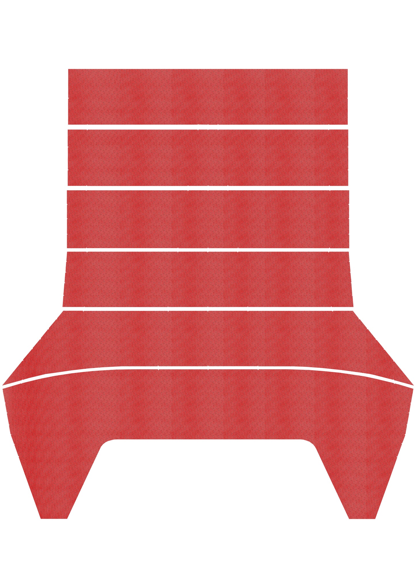 65 VALIANT HEADLINER - RED PERFORATED