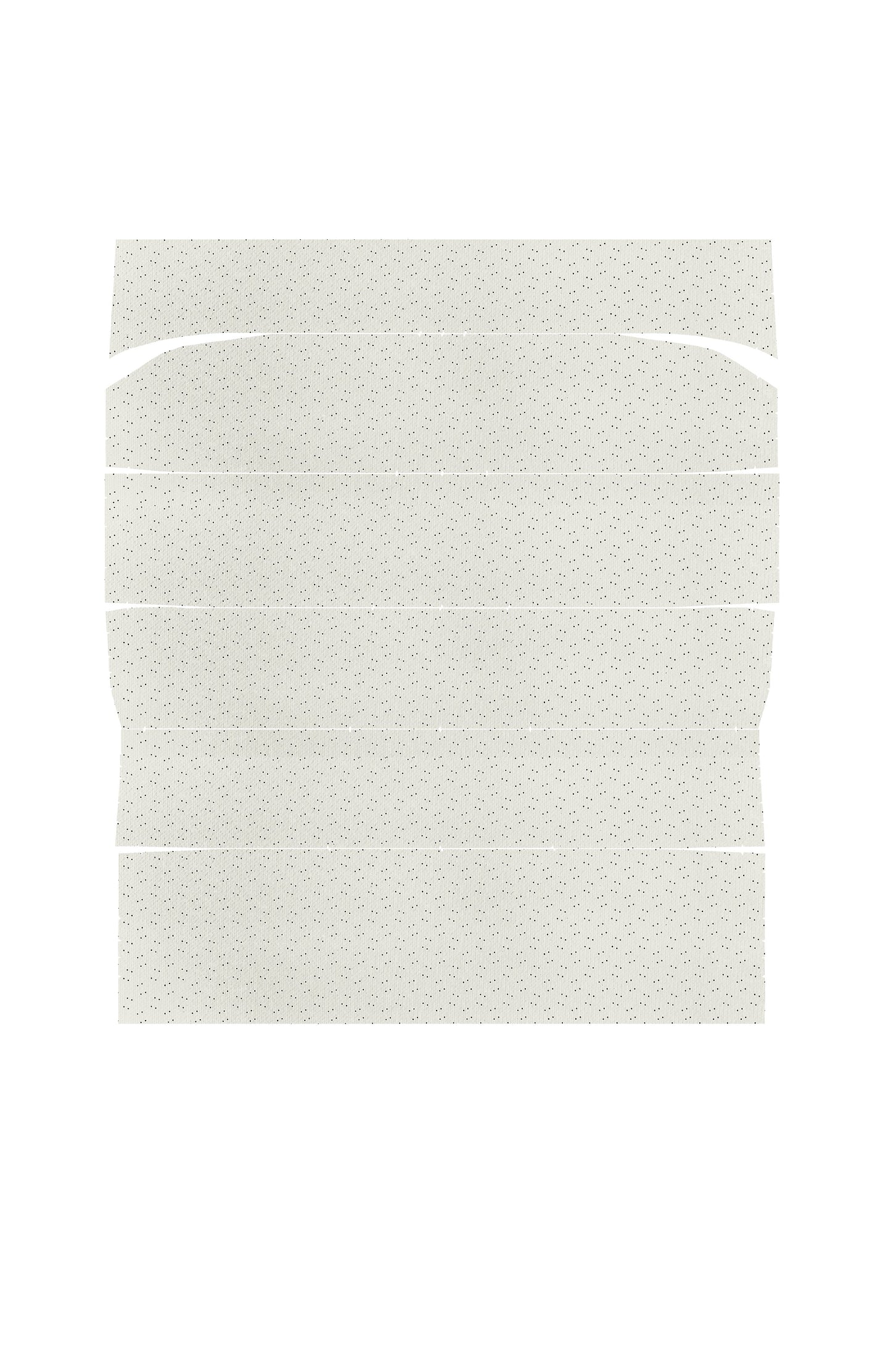 65 GTO/LEMANS HARDTOP HEADLINER (WEYMOUTH PERFORATED) - WHITE