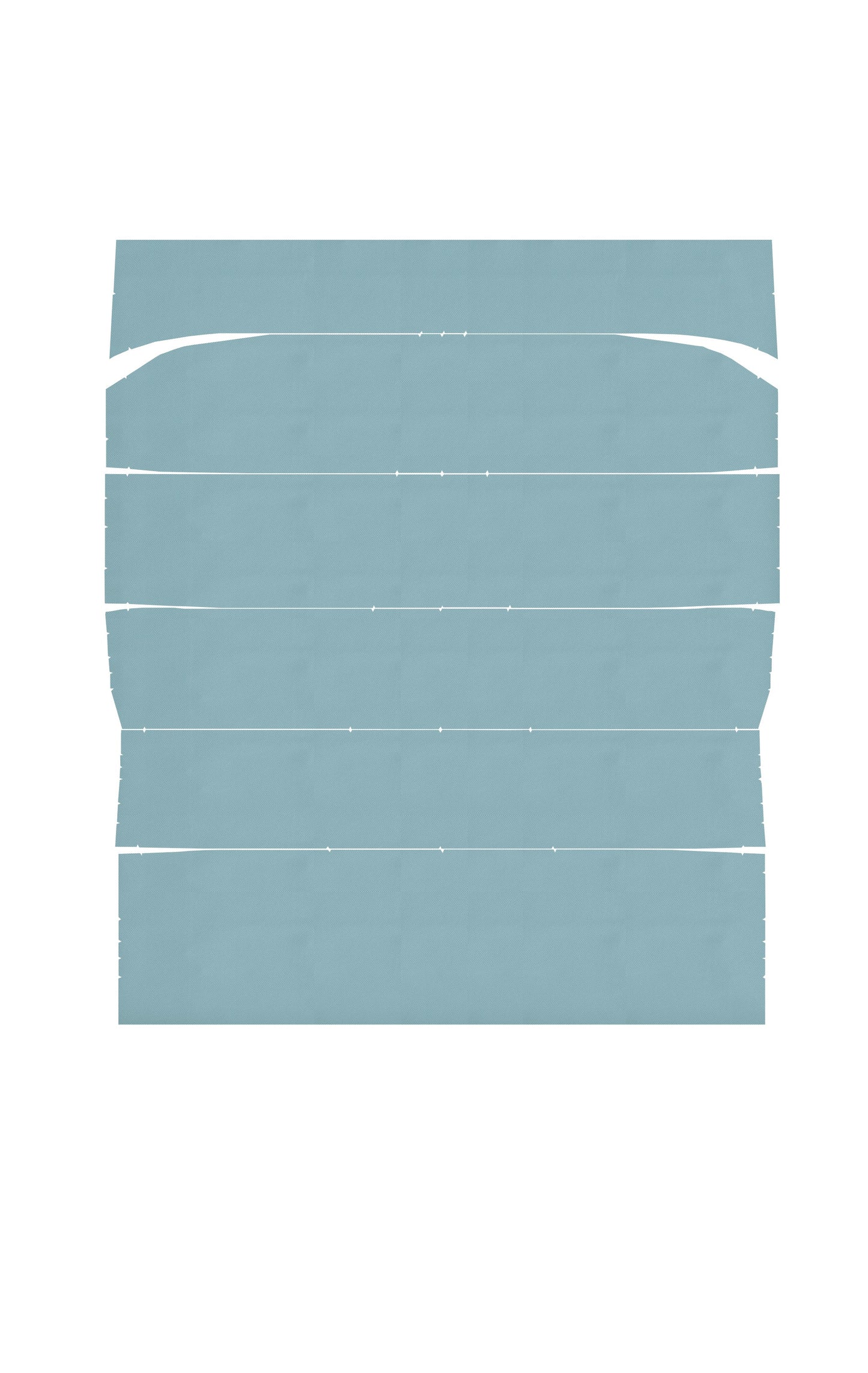 65 CHEVELLE/MALIBU HARDTOP HEADLINER (TIER) - POWDER BLUE