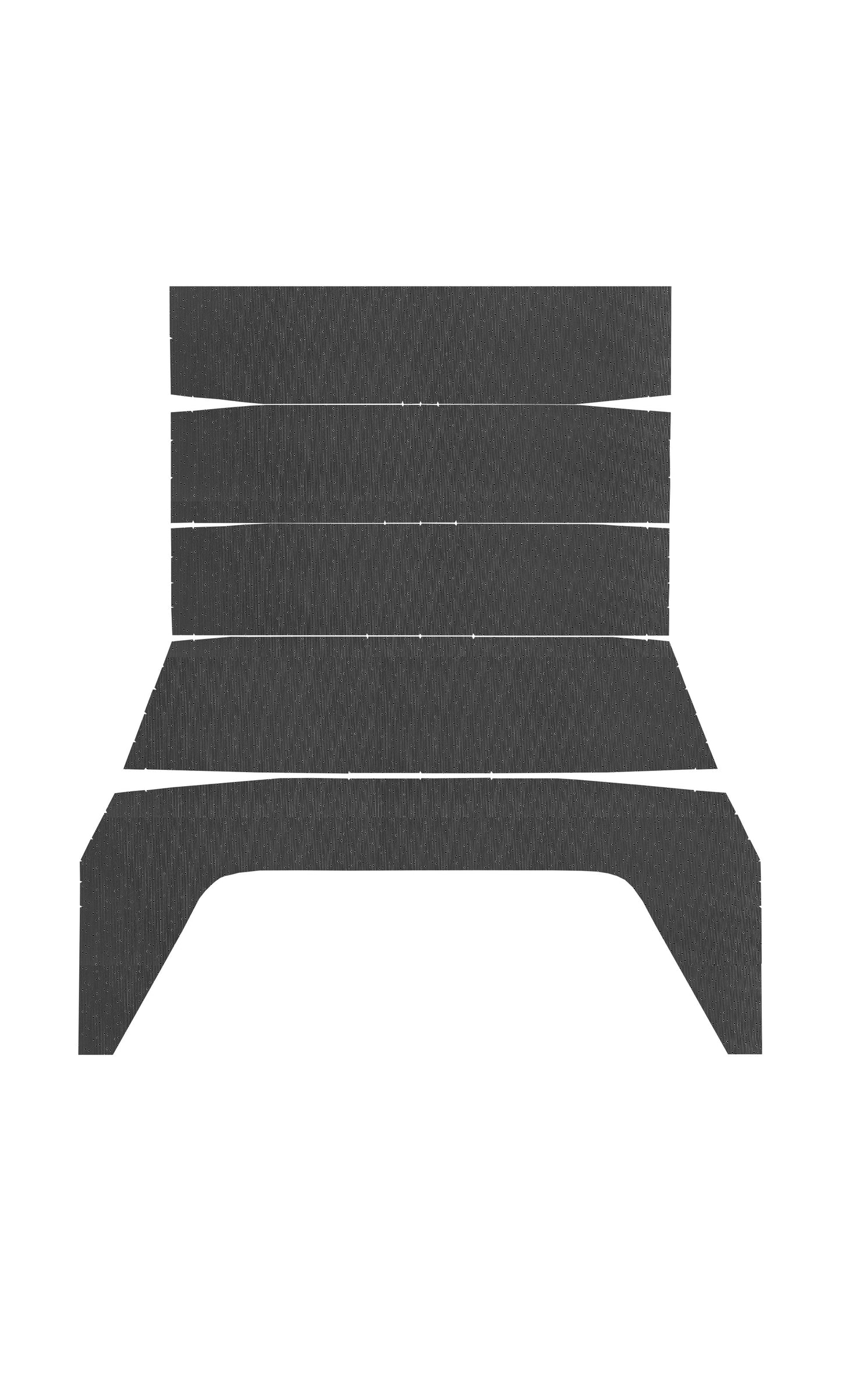 66-67 DODGE/PLYMOUTH B-BODY HARDTOP HEADLINER (WEYMOUTH PERFORATED) - BLACK