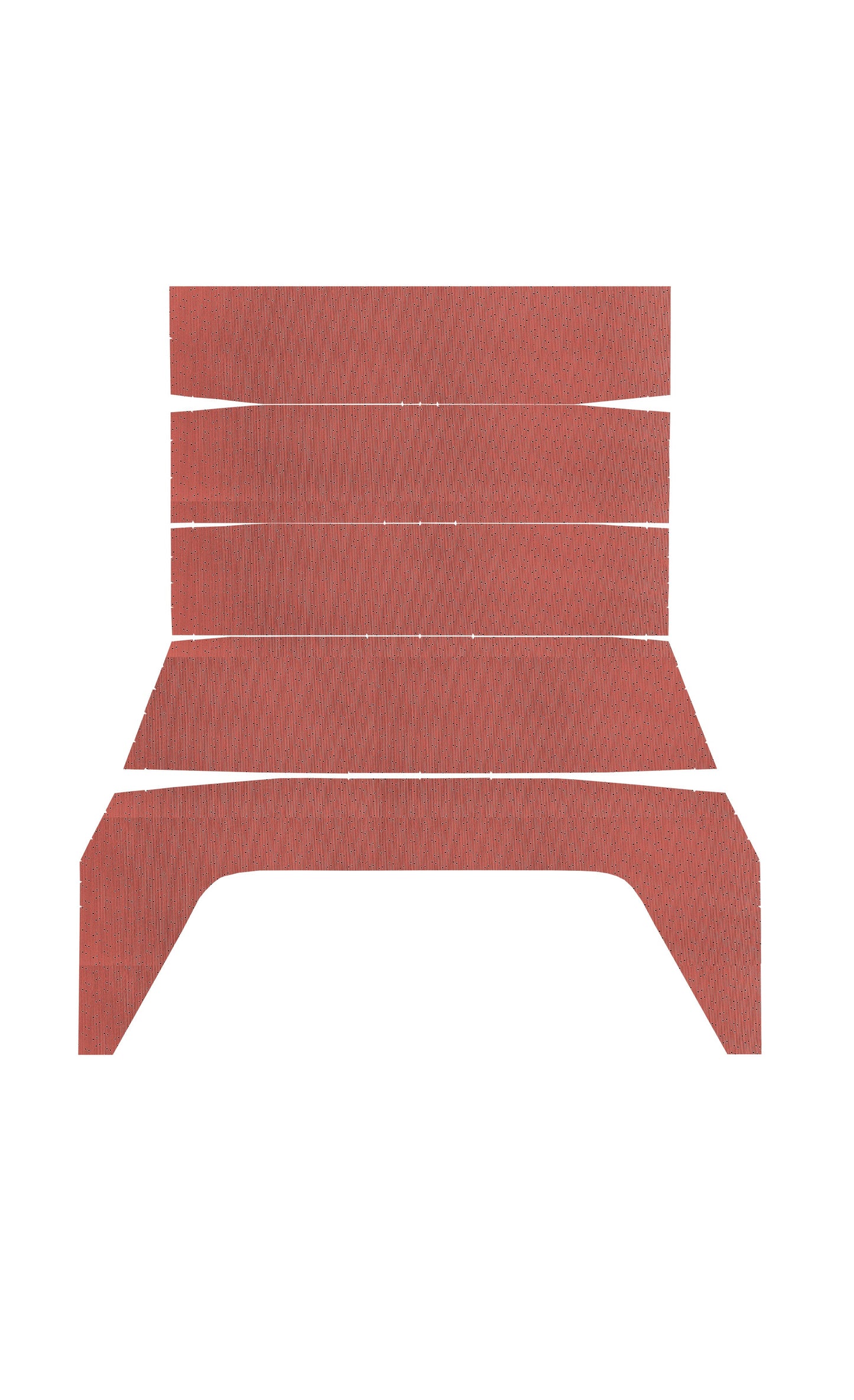 67 DODGE/PLYMOUTH B-BODY HARDTOP HEADLINER (WEYMOUTH PERFORATED) - RED