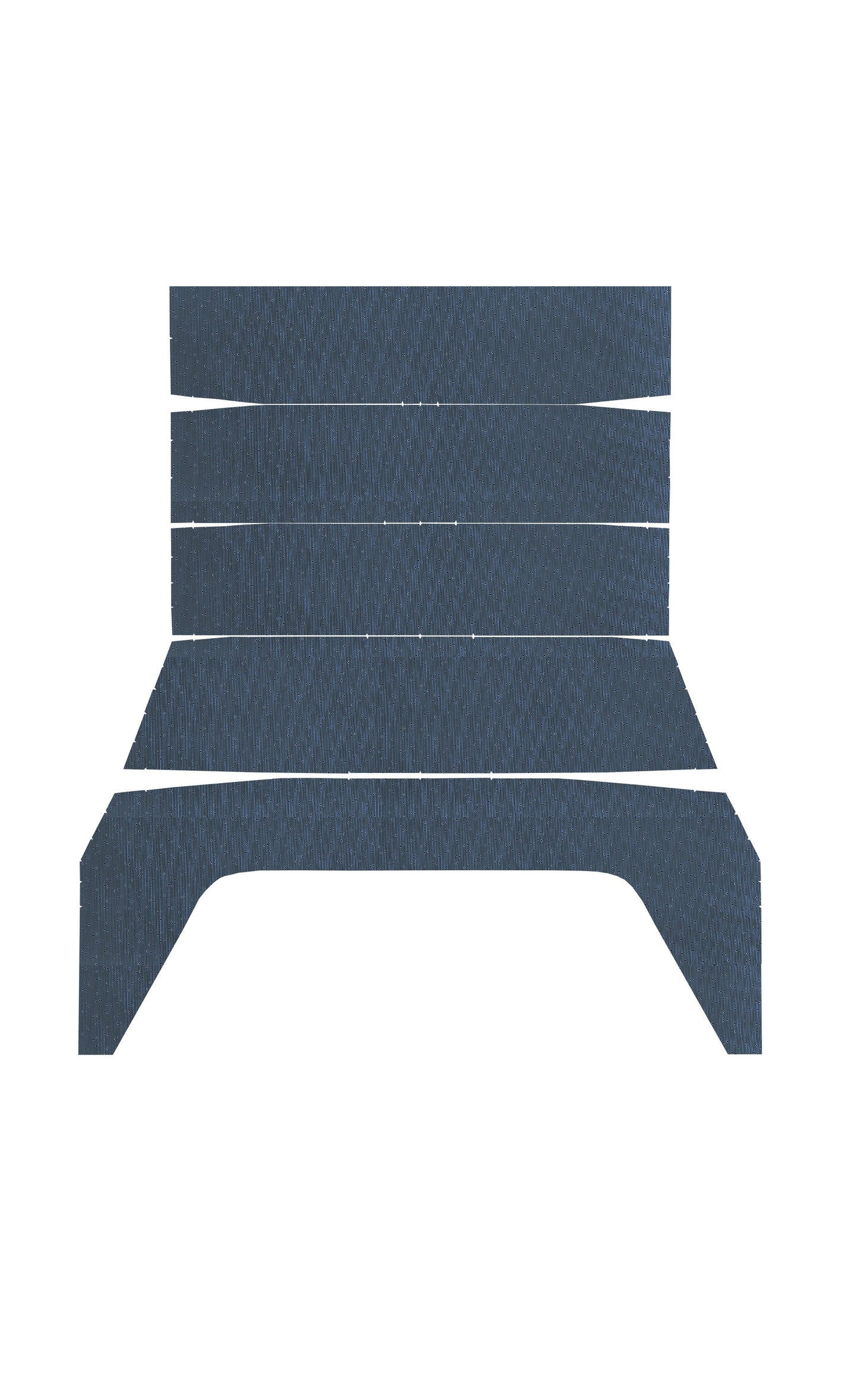 66-67 DODGE/PLYMOUTH B-BODY HARDTOP HEADLINER (WEYMOUTH PERFORATED) - DARK BLUE
