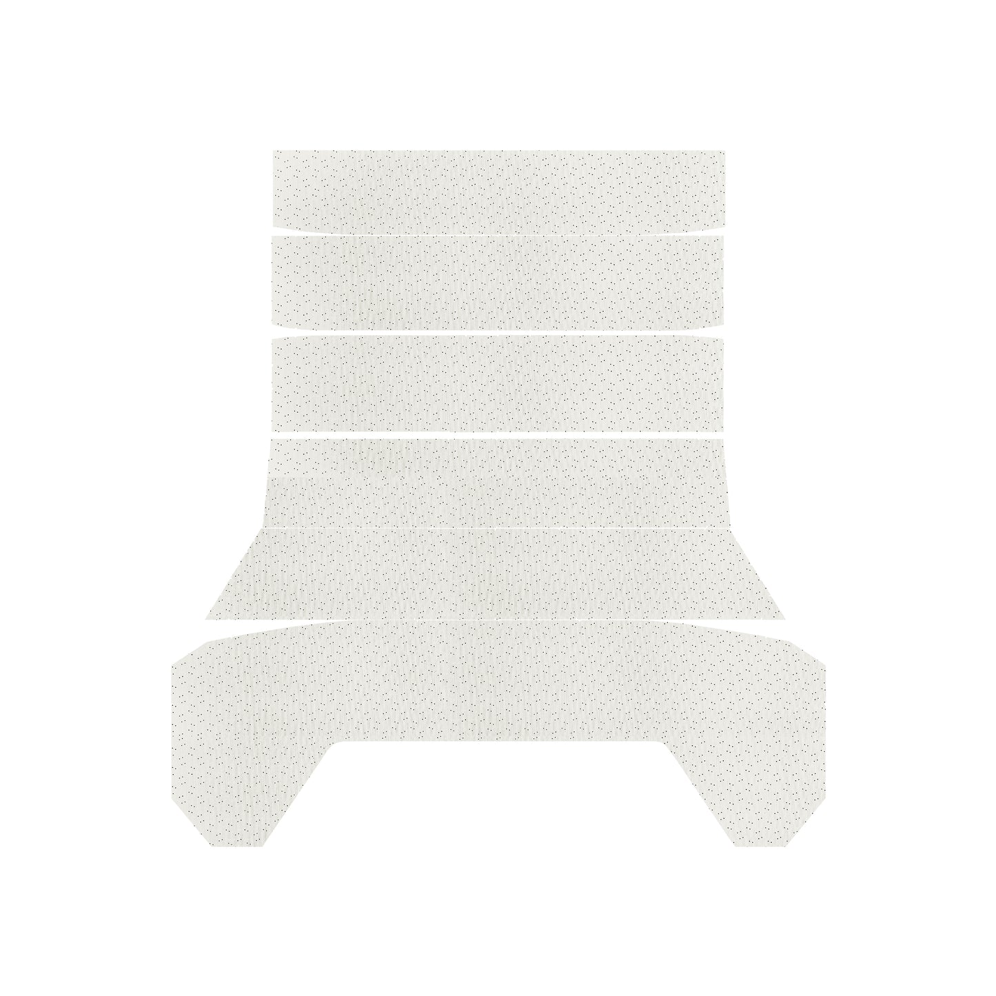 66 VALIANT SIGNET HARDTOP HEADLINER (WEYMOUTH PERFORATED) - WHITE