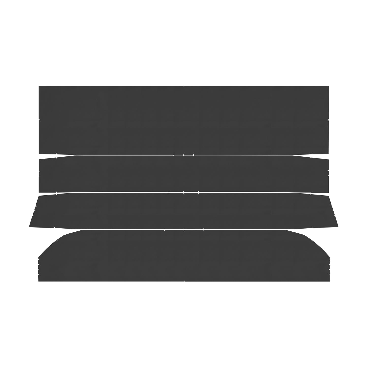 66 EL CAMINO HEADLINER (TIER) - BLACK