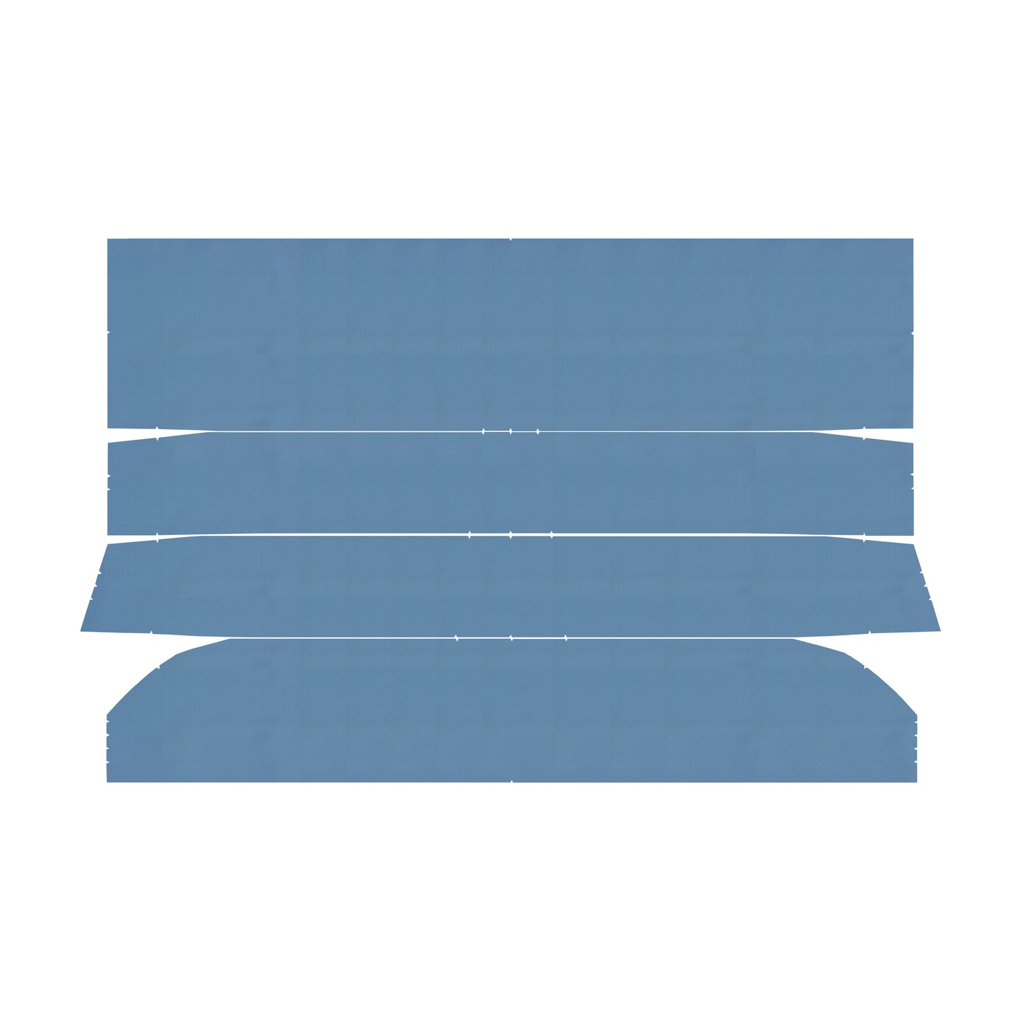 66 EL CAMINO HEADLINER (TIER) - MEDIUM BLUE