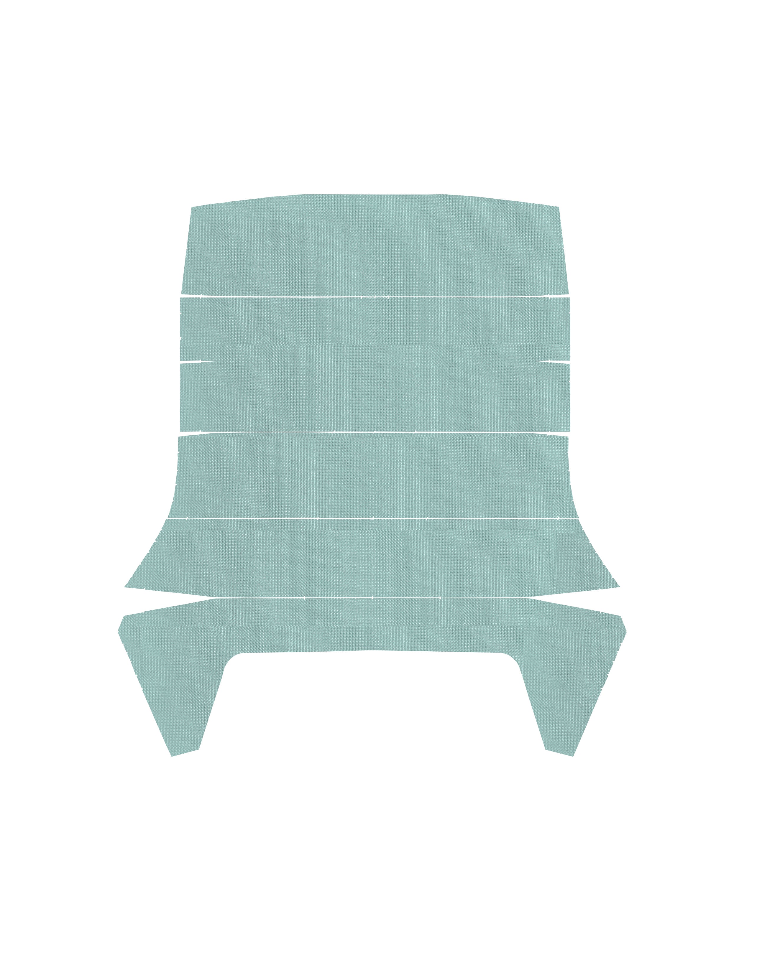 1966-1967 Tempest '2nd Design' Hardtop Headliner (Basketweave) - Aqua ...