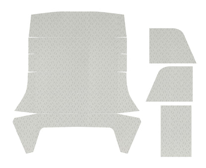 66 GTO/LEMANS "EARLY PRODUCTION - 1ST DESIGN" HEADLINER (FINE DIAMOND PERFORATED) - WHITE