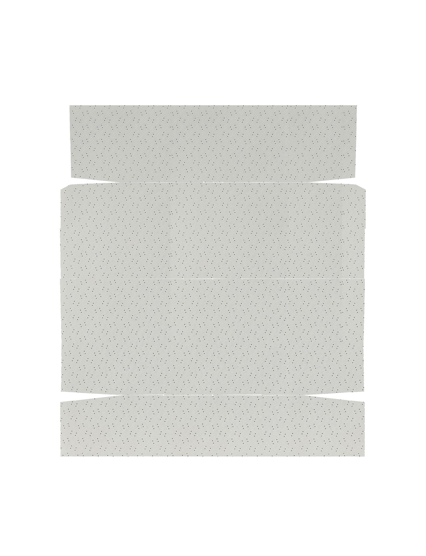 66-67 GTO/LEMANS "2ND DESIGN" HARDTOP HEADLINER (FINE DIAMOND PERFORATED) - WHITE