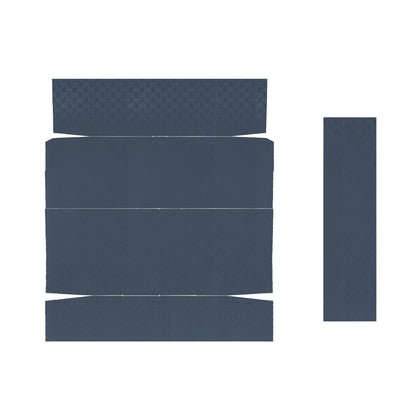 66-67 GTO/LEMANS "2ND DESIGN" HARDTOP HEADLINER (FINE DIAMOND PERFORATED) - BLUE