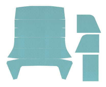 66 GTO/LEMANS "EARLY PRODUCTION - 1ST DESIGN" HEADLINER (FINE DIAMOND PERFORATED) - TURQUOISE