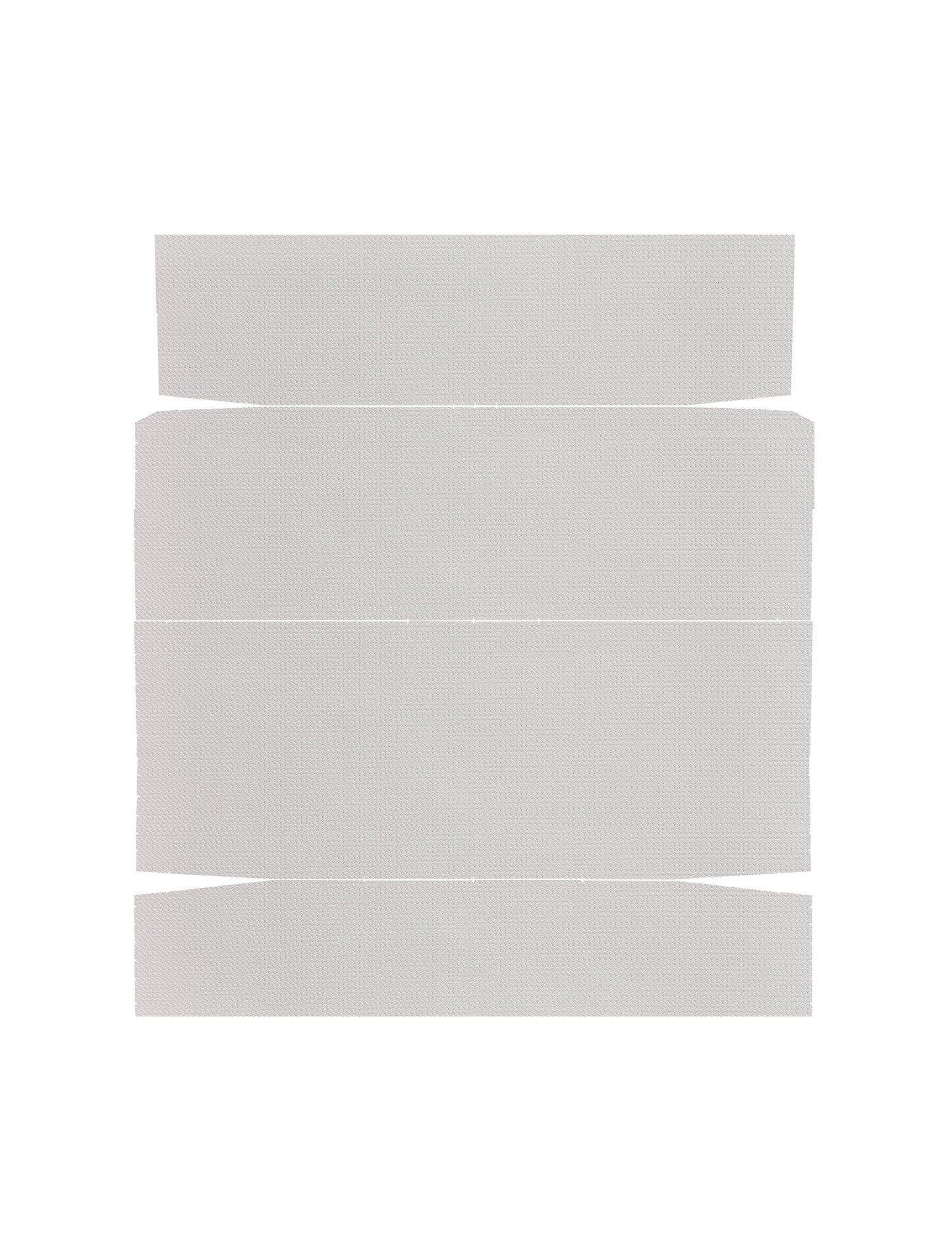 66-67 F-85/CUTLASS/442 "2ND DESIGN" SPORTS COUPE HEADLINER (BASKETWEAVE) - WHITE