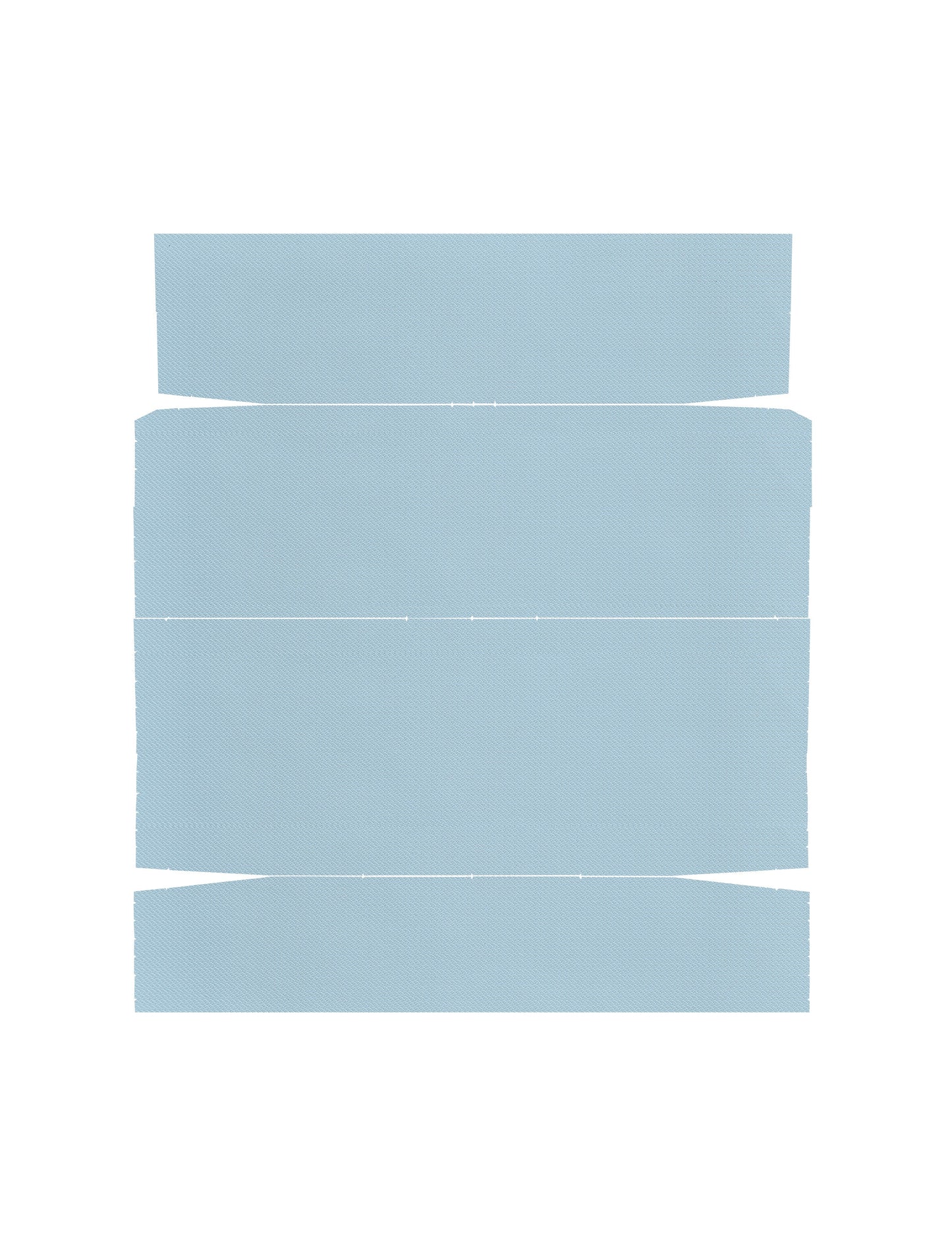 66-67 F-85/CUTLASS/442 "2ND DESIGN" SPORTS COUPE HEADLINER (BASKETWEAVE) - POWDER BLUE
