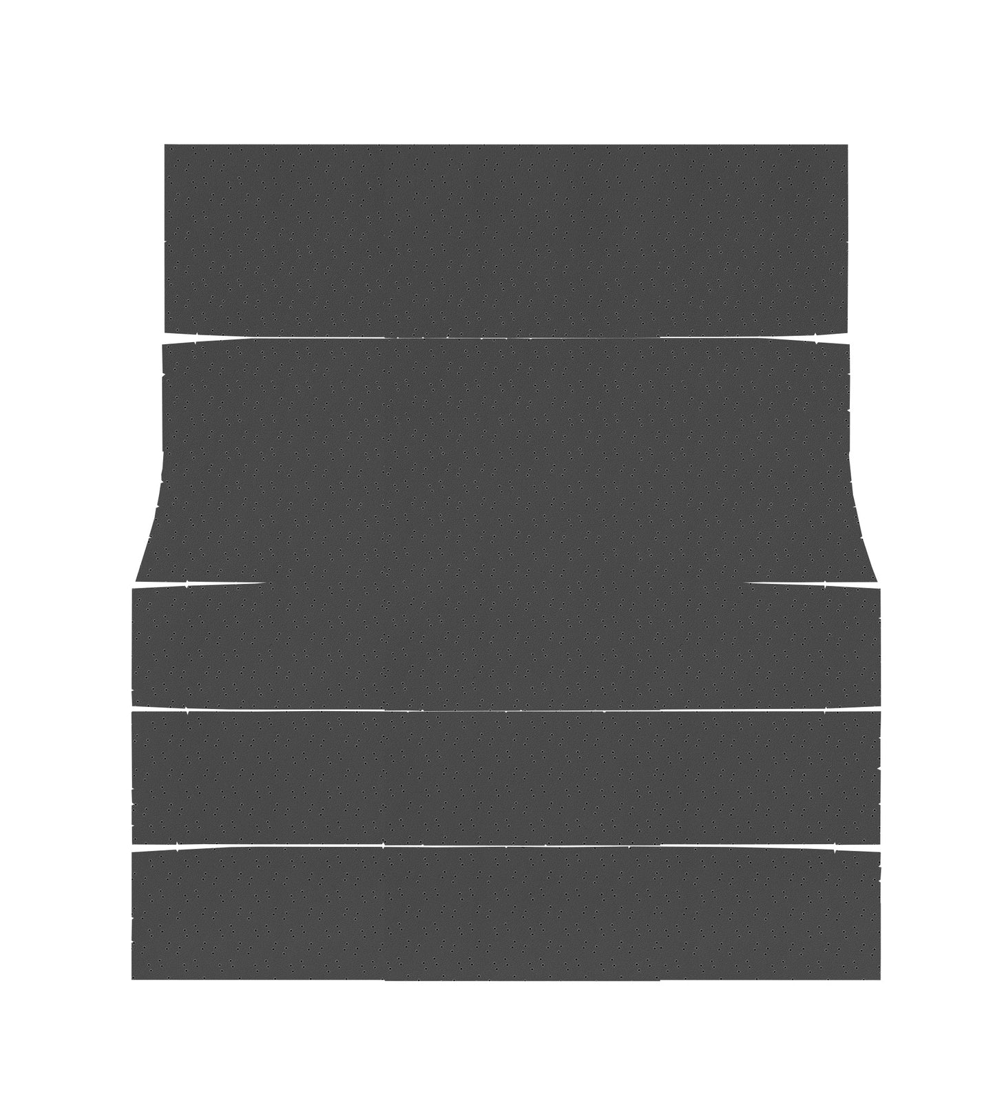 67-69 BARRACUDA FASTBACK HEADLINER (FINE PEMBROOK PERFORATED) - BLACK