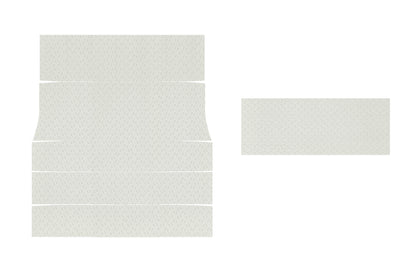 67-69 BARRACUDA FASTBACK HEADLINER (FINE PEMBROOK PERFORATED) - WHITE