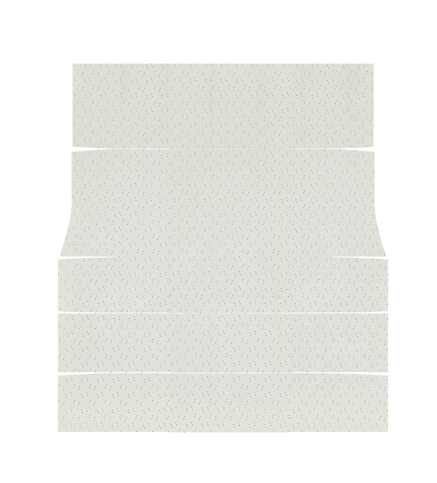 67-69 BARRACUDA FASTBACK HEADLINER (FINE PEMBROOK PERFORATED) - WHITE