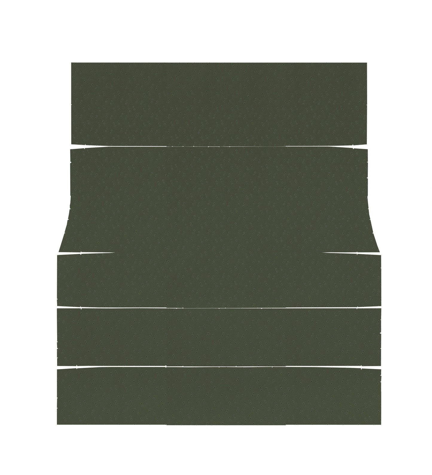 67-69 BARRACUDA FASTBACK HEADLINER (FINE PEMBROOK PERFORATED) - GREEN