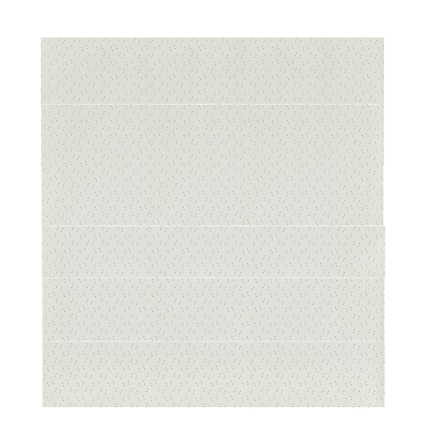 67 FURY III/SPORT FURY HARDTOP HEADLINER (FINE PEMBROOK PERFORATED) - WHITE
