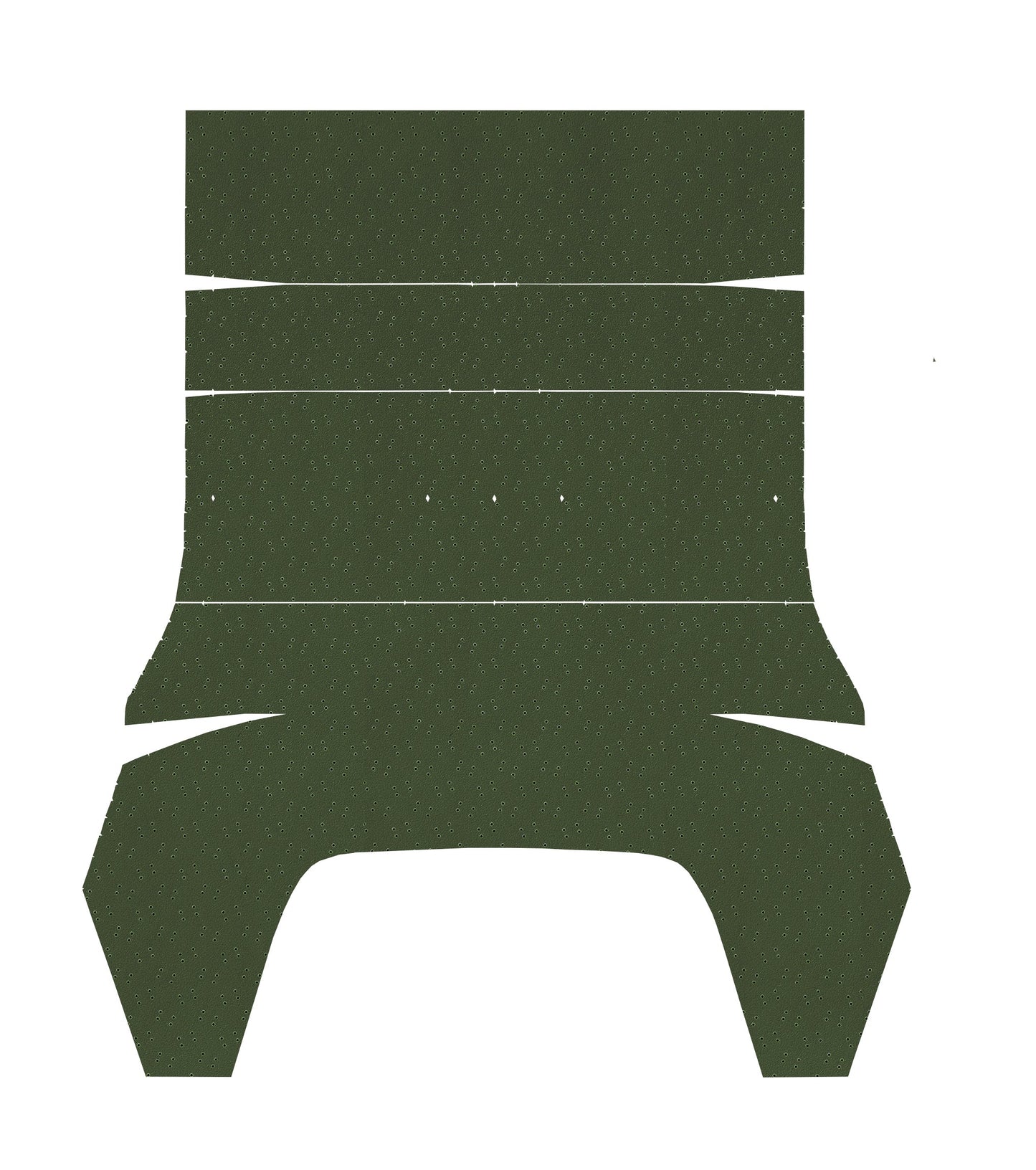 67-72 DART/SCAMP HARDTOP HEADLINER (FINE PEMBROOK PERFORATED) - GREEN