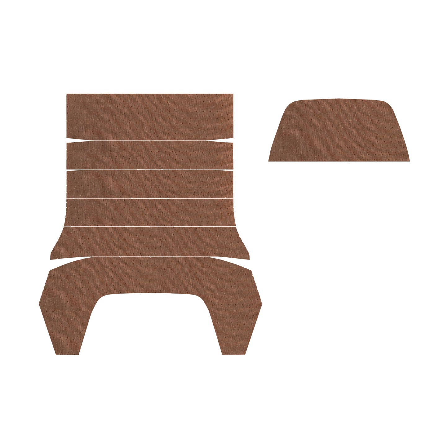 67-72 DART/SCAMP HARDTOP HEADLINER (WEYMOUTH PERFORATED) - BROWN