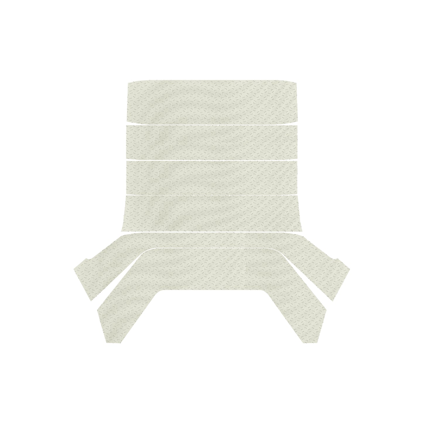 67-72 DART 2DR/4DR SEDAN HEADLINER (WEYMOUTH PERFORATED) - WHITE