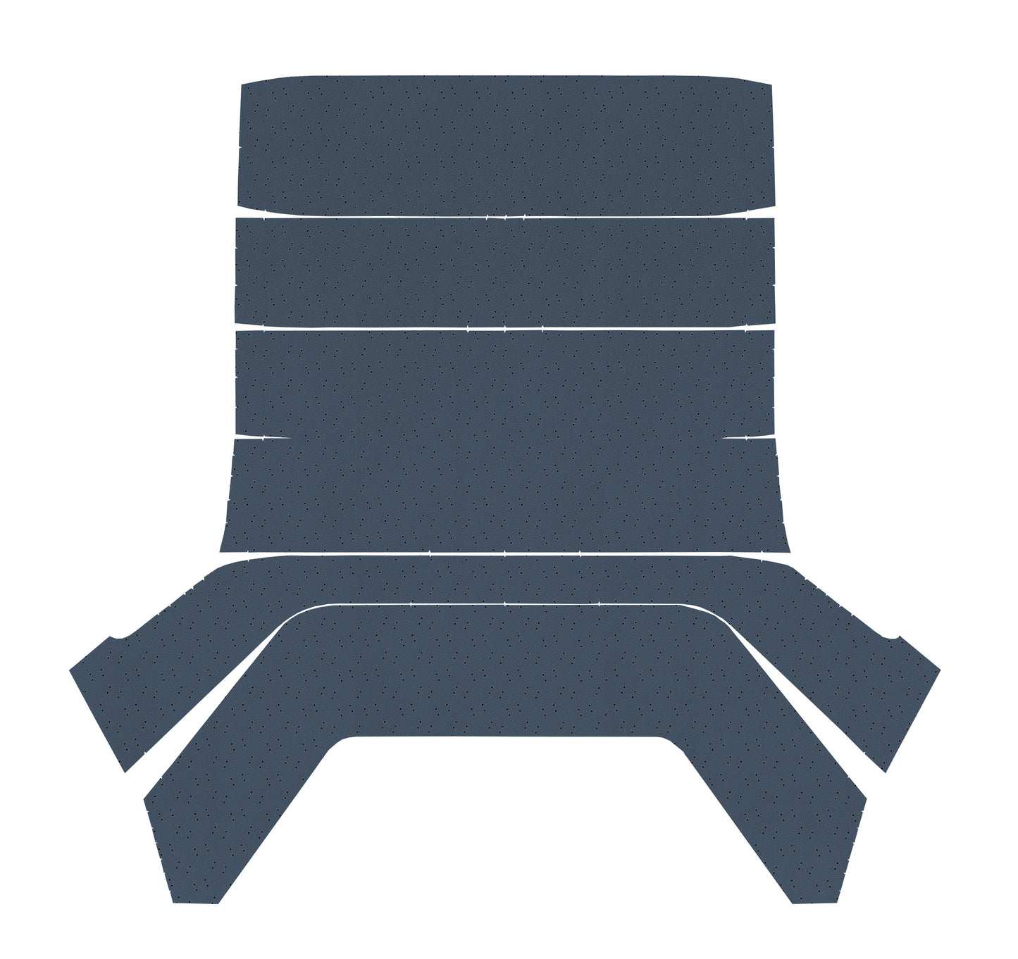 67-72 DART 2DR/4DR SEDAN HEADLINER (FINE PEMBROOK PERFORATED) - DARK BLUE