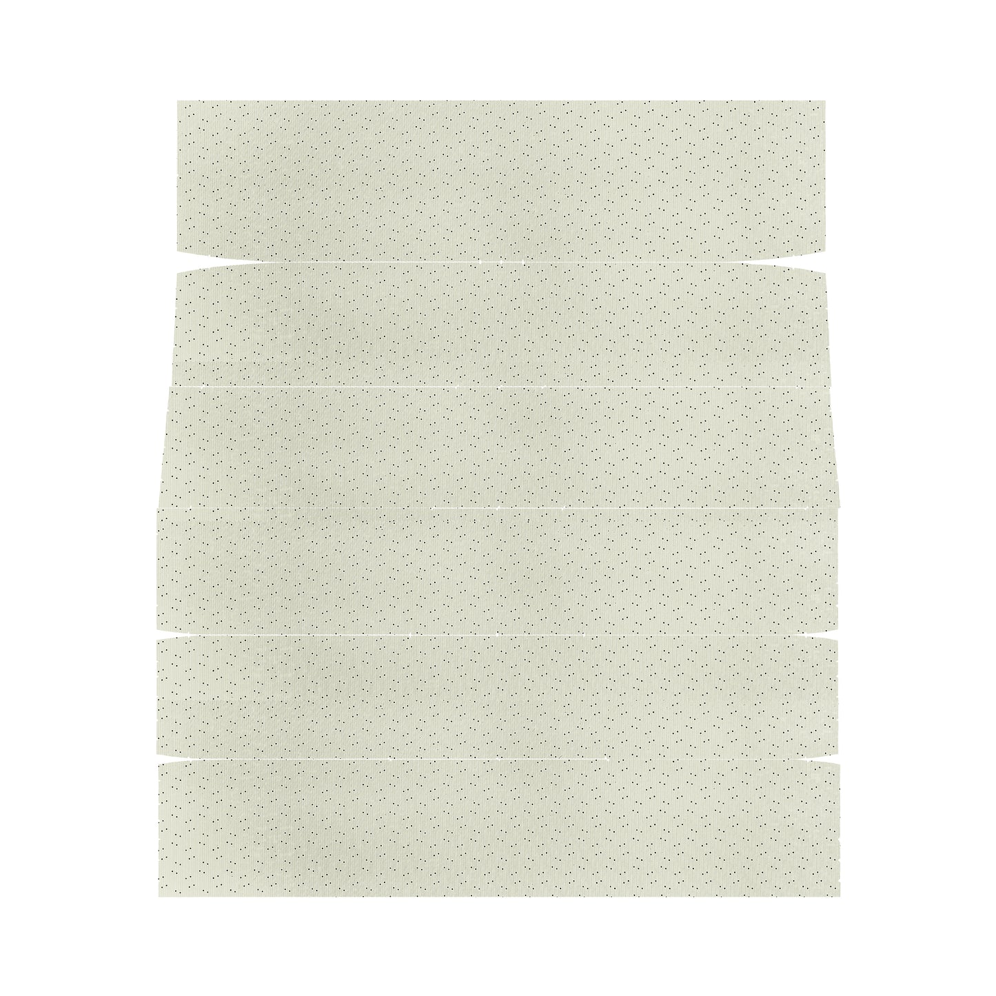 67 NEWPORT/300/NEW YORKER HARDTOP HEADLINER (WEYMOUTH PERFORATED) - WHITE