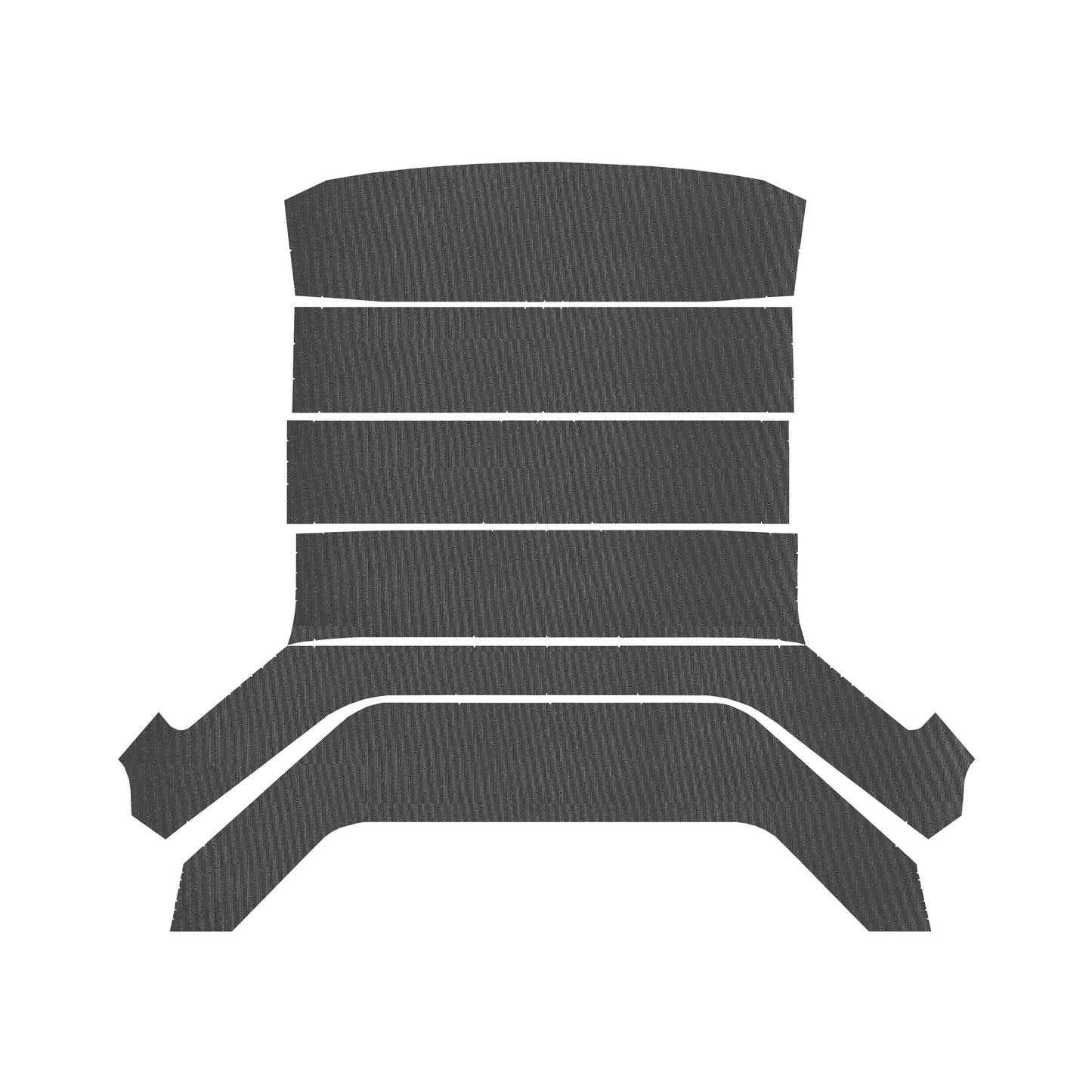 67-69 VALIANT/SIGNET 2DR/4DR SEDAN HEADLINER (WEYMOUTH PERFORATED) - BLACK