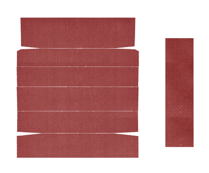 67 CHEVELLE/MALIBU HARDTOP HEADLINER (LINEDOT) - RED