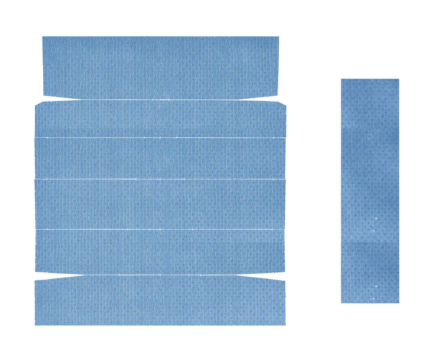 67 CHEVELLE/MALIBU HARDTOP HEADLINER (LINEDOT) - BRIGHT BLUE