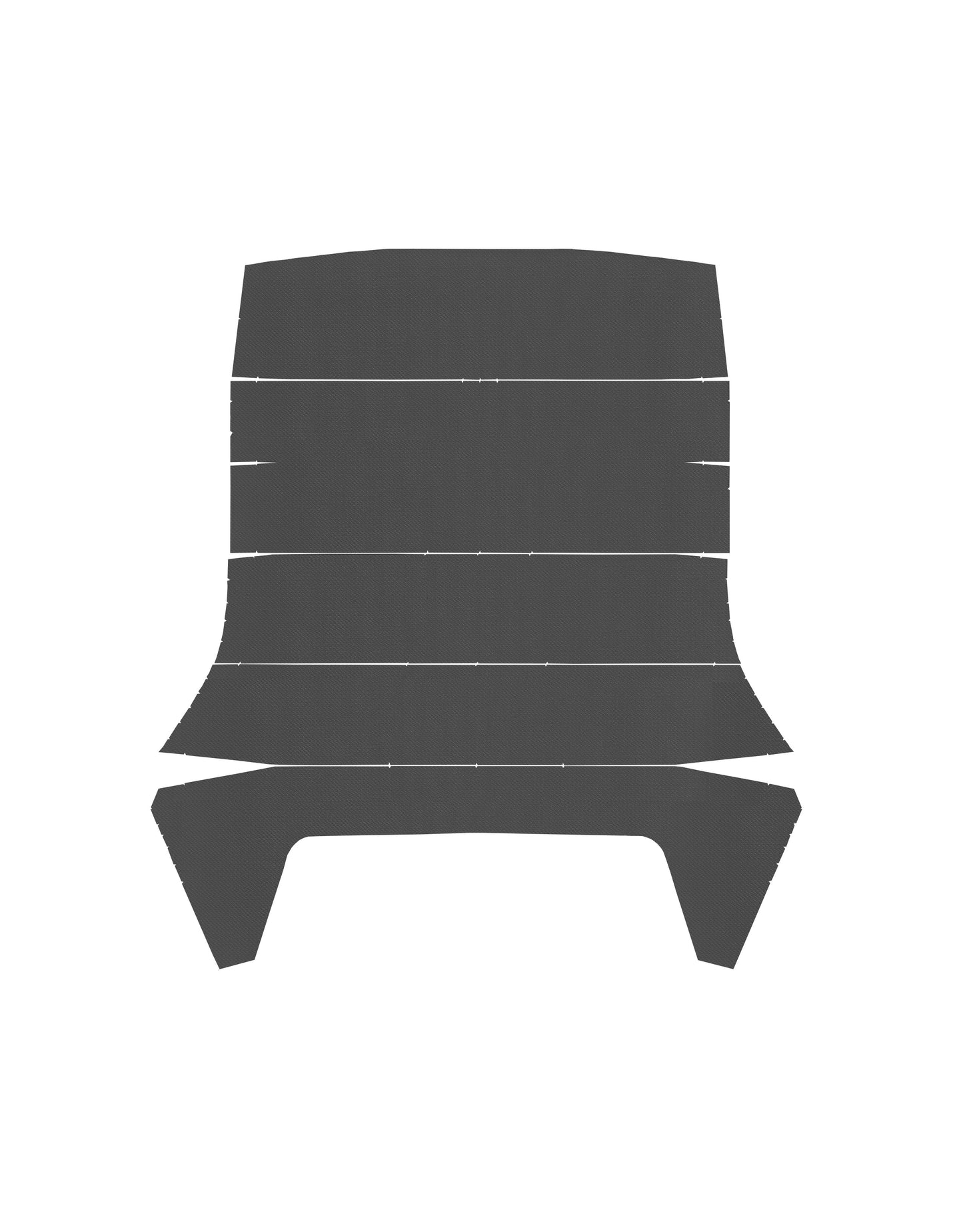67 F-85/CUTLASS/442 SPORTS COUPE HEADLINER (BASKETWEAVE) - BLACK