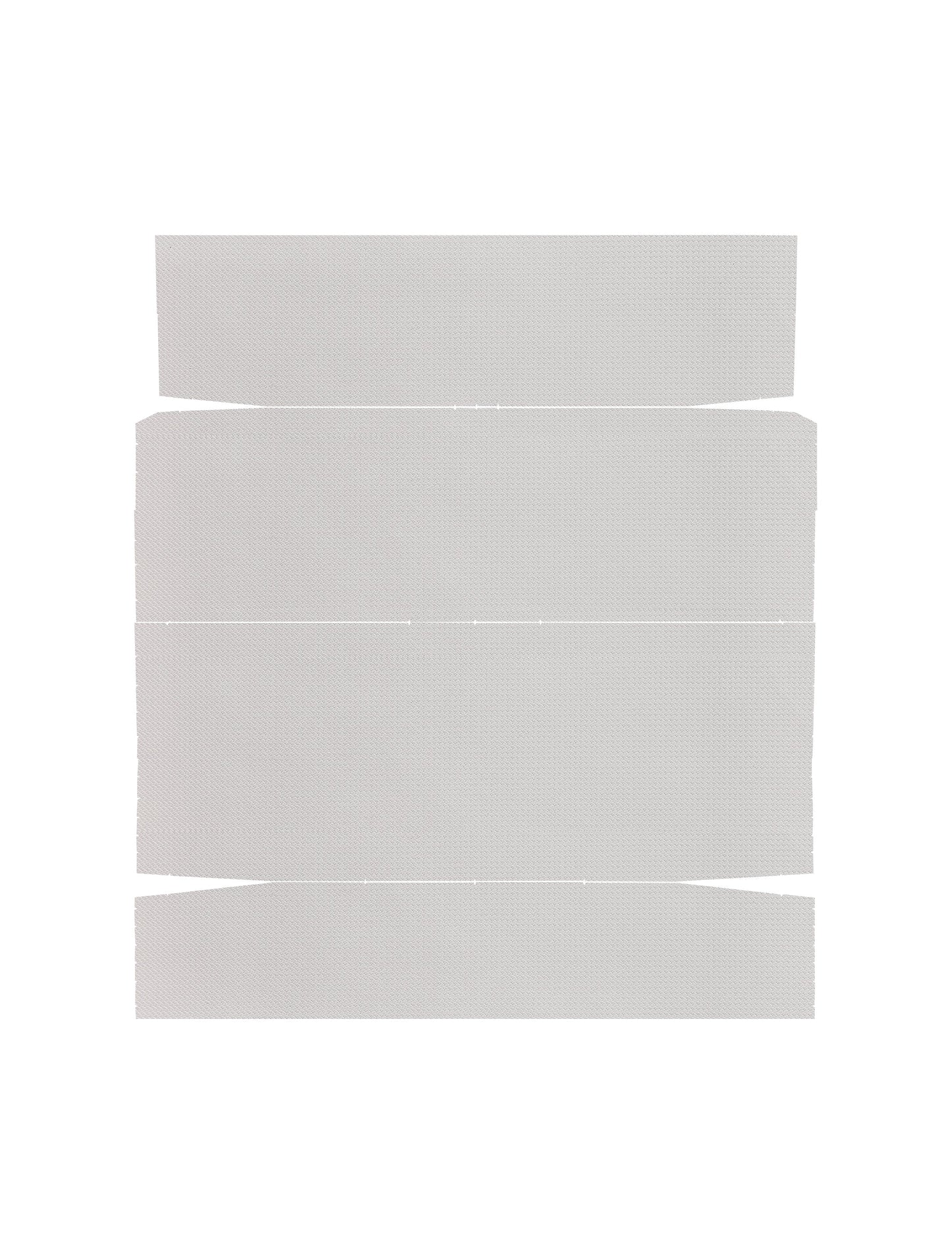67 F-85/CUTLASS/442 HOLIDAY COUPE HEADLINER (BASKETWEAVE) - WHITE