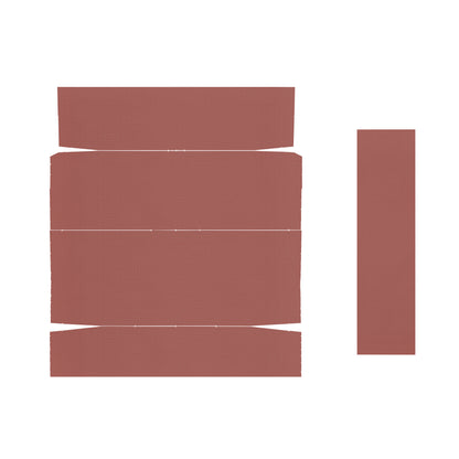 67 F-85/CUTLASS/442 HOLIDAY COUPE HEADLINER (BASKETWEAVE) - RED