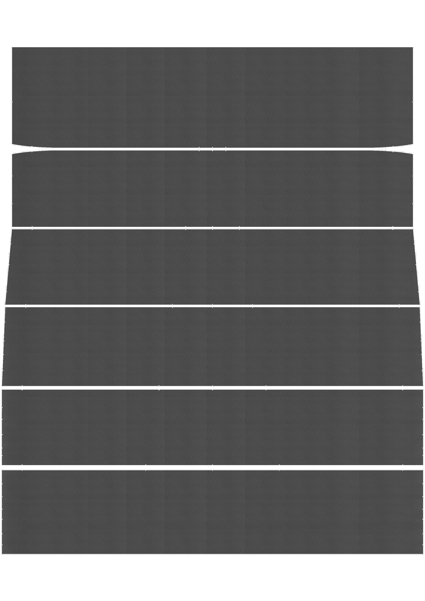 68 FURY III/SPORT FURY HARDTOP HEADLINER (WEYMOUTH PERFORATED) - BLACK
