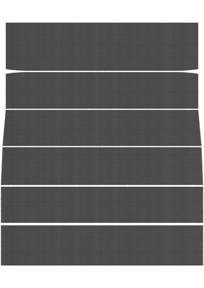 68 FURY III/SPORT FURY HARDTOP HEADLINER (WEYMOUTH PERFORATED) - BLACK
