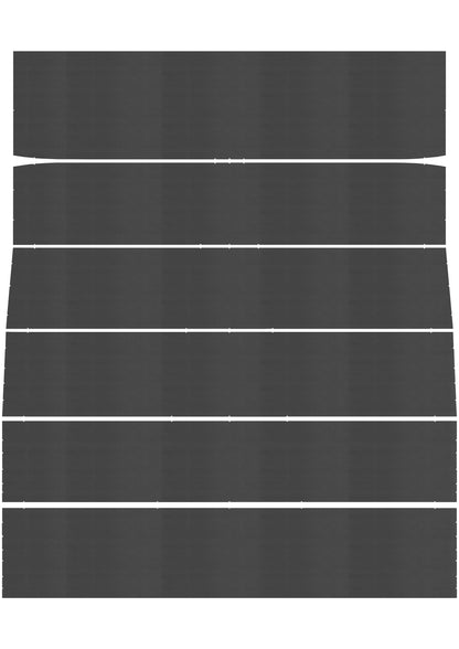 68 FURY III/SPORT FURY HARDTOP HEADLINER (FINE PEMBROOK PERFORATED) - BLACK