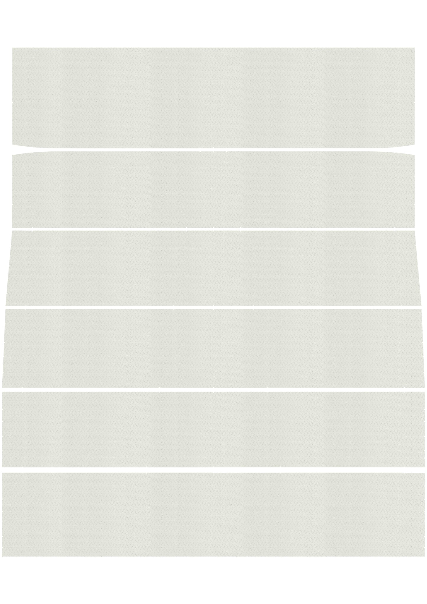 68 FURY III/SPORT FURY HARDTOP HEADLINER (FINE PEMBROOK PERFORATED) - WHITE