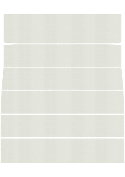 68 FURY III/SPORT FURY HARDTOP HEADLINER (FINE PEMBROOK PERFORATED) - WHITE
