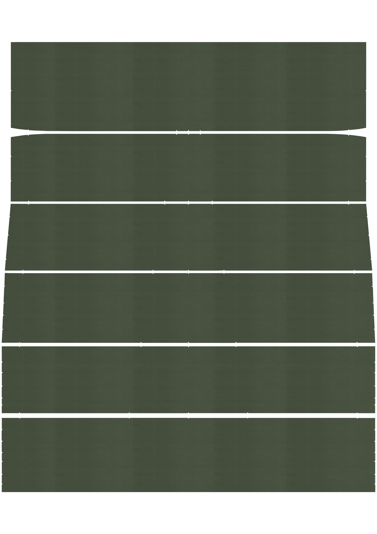 68 FURY III/SPORT FURY HARDTOP HEADLINER (FINE PEMBROOK PERFORATED) - GREEN