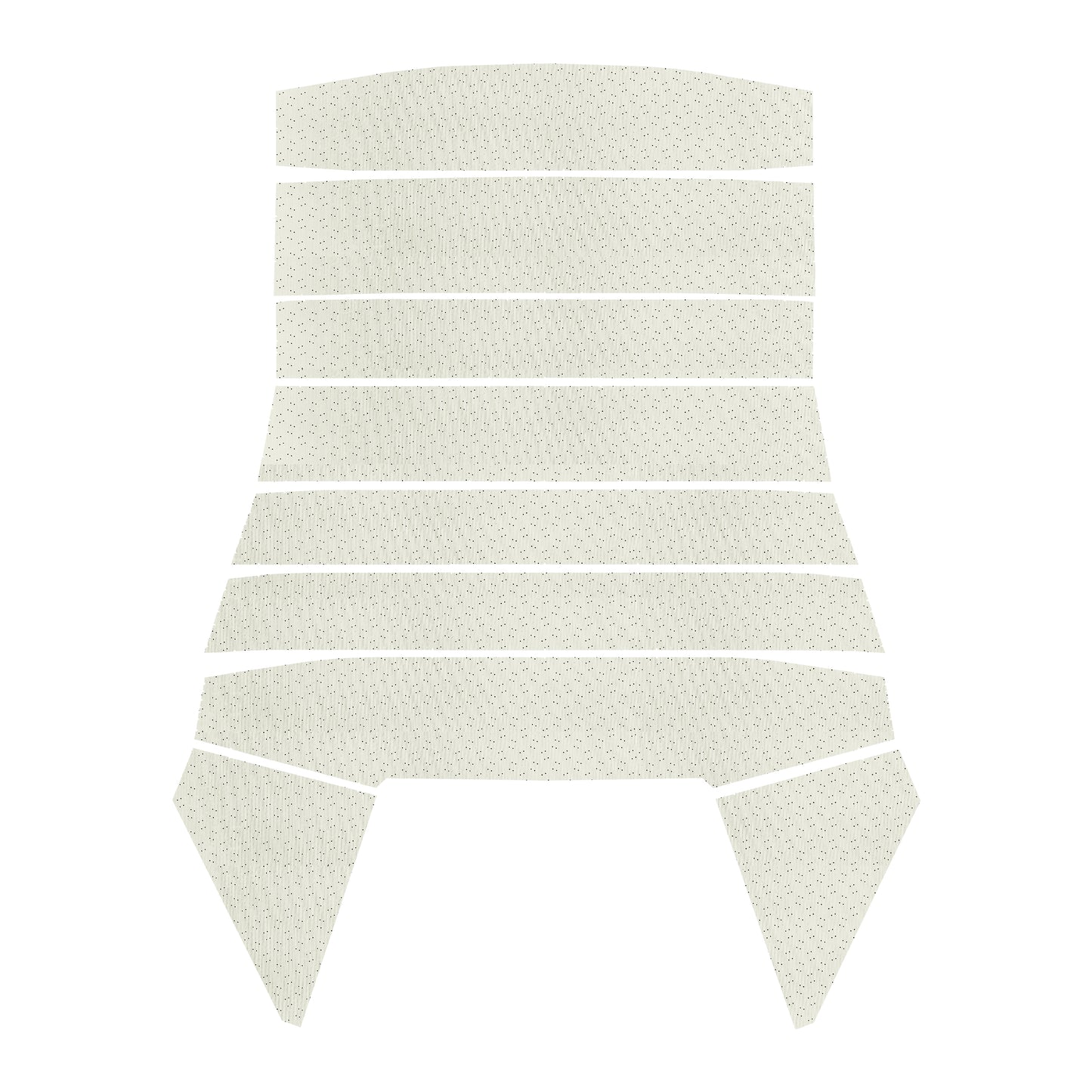 68 DODGE/PLYMOUTH B-BODY & 68-70 CHARGER HEADLINER (WEYMOUTH PERFORATED) - WHITE